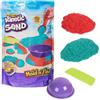 Kinetic Sand, Mold N' Flow, 680g, Sabbia in 2 Colori, Rossa e Verde, 3 Strumenti per Modellare e Creare, Gioco per Bambini e Bambine, 3+ Anni