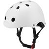 SCOOTISFACTION Casco Originale Ergonomico per Scooter Elettrico Bici Skateboard Xiaomi PURE Ninebot Kaboo Kugoo (Bianco, Small)