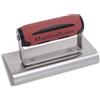 Marshalltown Frattazzo per bordi Marshalltown con estremità curve, R 13mm, L 16mm con manico DuraSoft in acciaio inossidabile, dimensioni del frattazzo: 152x76 mm