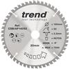 Trend Lama per sega circolare CraftPro TCT per piano di lavoro in alluminio e plastica, diametro 160 mm x 52 denti x foro 20 mm, punta in carburo di tungsteno, CSB/AP16052