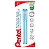 Pentel BK77AB Superb Antibacterial+ penna a sfera 0,7 mm nero, 2 pz