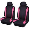 Flying Banner coprisedili per auto moda maglia universale Fit (2 Fronts, Rosa)