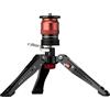 IFOOTAGE Cobra 3 Mini Treppiede da Tavolo Portatile con Controllo di Blocco del Pedale, Piattaforma a Sgancio Rapido, Carico Massimo 8kg