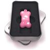 Onwomania Osso cane rosa chiavetta USB in confezione regalo alluminio 16 GB USB 2.0