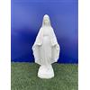 Generic Statua della Madonna Immacolata Miracolosa realizzata in cemento bianco - ideale per arredo interno ed esterno - colore bianco - cm 50 altezza (bianco)