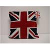 Rapport Splendido Cuscino in ciniglia Spessa e Pesante, 45,7 cm, Colore: Rosso, Bianco e Blu, Multicolore, 45 x 45 cm
