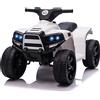 DecHome Macchina Elettrica per Bambini Quad Elettrico ATV 6V Velocità 3km/h 18+ Mesi colore Bianco - 157V90WTe370