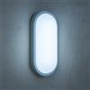 MAKA change your life quality MAKA Applique da Esterno Interno Led da Parete 18W Lampade da Muro Plafoniera Moderna Luci Down 1900 Lumen Ip65 Impermeabile Fascio Luce Durata Illuminazione 20 mila ore (6500k, Ovale)