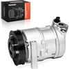 Frankberg Compressore per aria condizionata con frizione | Compatibile con: Sedici 189, Punto Box/Hatchback 199, Linea 110 323, Delta III 844, Scudo Box 270 272, Punto Evo 199