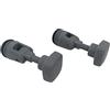 CR-MOESANCO® 2 pomelli di chiusura per finestra di caravan, camper, barca o camper (grigio)