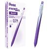 Pentel BL437 Energel Slim roller scatto 0,7 mm, viola 12 pz