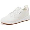 Geox D Aerantis A, Scarpe da Ginnastica Donna, Bianco, 35 EU
