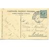 1912 TRIPOLITANIA FRANCHIGIA P.M. IV DIVISIONE SU CARTOLINA TIPI E COSTUMI ARABI