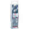 Bosch Accessories 2608577277 HSS PointTeQ (10,9 x 94 x 142 mm) - Set da 5 Pezzi di Punte Elicoidali per Trapano per Metallo, Acciaio, Fusione o Plastica, Grigio (Argento), Ø 10.9 mm