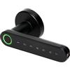 Miratic Maniglia Smart Tastiera Tattile Lettore di Impronte Digitali Bleutooth 4.0 (nero)