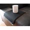 Generico Mini tavolino laterale da bracciolo divano in legno con cover lavabile in feltro personalizzabile bianco grigio o nero Piccolo vassoio particolare lato poltrona per salotto moderno Tavolini soggiorno