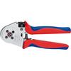 Knipex Pinza a Quattro Punzoni per Contatti Torniti Cromata, Rivestiti in Materiale Bicomponente 250 Mm 97 52 65 A