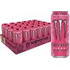 Monster Energy Ultra Rosa, Bevanda energetica senza zucchero, 453,6 g (confezione da 24)