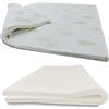 Baldiflex Emporio Correttore Materasso in Memory Fresh Topper Matrimoniale 160 x 190 h 3 - Fodera in Aloe Vera