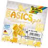 folia - Fogli Pieghevoli Basics, 80 g/mq, 50 Fogli, 5 Motivi Assortiti