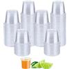 Hengxinc 60 Pezzi bicchieri shot plastica 3cl/30ml bicchieri plastica  rigida Trasparente bicchierini per finger food Gusto bicchieri di plastica  dura