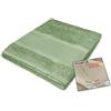 Tex family Set Asciugamani Bagno Tosca © in Spugna di Cotone 100% da Ricamare Punto Croce 1+1 Viso e Ospite - Verde