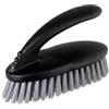 Vigar - Spazzola per la Pulizia - 16 x 9 x 7 cm - Setole rigide in Microfibra e Manico ergonomico - Ideale per Abbigliamento e Tessuti ad Alta Resistenza - Rosso - Piccolo