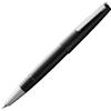 Lamy Penna stilografica 2000 Piston in policarbonato e acciaio inox, pennino OM, pennino in oro 14 carati placcato platino, sostenibile senza cartucce