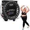 Active 100 K-MART Smart Hula Ring Hoop, Hula Circle 24 anello da fitness staccabile con palla rotante automatica a 360 gradi, palestra, massaggio, fitness per adulti per perdita di peso (rosa)