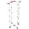 Vileda Mixer 4 Stendibiancheria a Torre, Ripiegabile, con Ruote, Metallo, Bianco, Quattro Piani