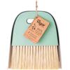 Vigar Spazzola e Paletta, Set compatto da 2 pezzi, Mini scopa per cucina, tavolo e scrivania, Zeroline Grigio, Turchese