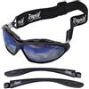 Rapid Eyewear Moritz donna e uomo occhiali da sole per sci e altri sport con cordoncino e braccia intercambiabili. Anche per scalate, tiro, ciclismo, snowboard ecc. Protezione uv400