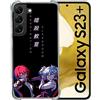 Cokitec Cover rinforzata in vetro temperato per Samsung Galaxy S23 Plus Manga Assassination Classroom Duo