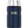 Thermos per Alimenti, Acciaio Inossidabile., Acciaio Inox, Blau, 9,3 x 9,3 x 18,5 cm