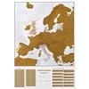 Maps International - Poster con mappa da grattare, edizione Europa - Cartografia con il massimo livello di dettaglio - 59 x 84 cm