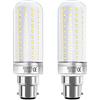 HZSANUE LED Lampadine Mais 32W, B22 Lampadina Baionetta, 3000K Bianco Caldo, 3600LM, 240W Lampadine Incandescenza Equivalenti, Non Dimmerabile, Confezione da 2
