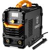 DEKO Saldatrice 220VMMA, LIFT TIG 160A IGBT con display digitale LCD, con Portaelettrodo, Pinza di Massa, Cavo adattatore di Alimentazione in Ingresso e Spazzola Elettrica