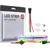 BTF-LIGHTING FCOB COB RGB Striscia LED 24V WS2811 IC 1 metri 720LEDs/m IP30