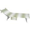 Caritex Telo Coprilettino Mare Spot con Tasche e Cuscino J484 Verde