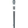 Safemax Paletto parapedonale antracite Safemax in ferro. Altezza cm 100 diametro mm. 60 - occhielli per catena - bande rifrangenti