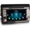 Erisin 7 Pollici 8-Core Android 14 Autoradio Navigatore GPS per FIAT BRAVO, Supporto Capacitivo Touch Screen Lettore DVD Wireless CarPlay Android Auto Bluetooth DSP DAB+WiFi Mirror Link OBD2 4GB+64GB