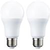 Amazon Basics Lampadina LED E27, 10.5W (equivalenti a 75W), Luce Bianca Calda, Dimmerabile - confezioni da 2