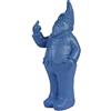 FISURA - Originale salvadanaio gnomo. Grande salvadanaio con forma. Divertente salvadanaio da regalare. Salvadanaio blu. Misure: 27 x 13 x 8 centimetri. Materiale: Poliresina.