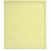 Estoralis | CUCINA | Tenda a rullo moderna | Stampa digitale traslucida | Vichy-2 Giallo | 130 x 180 cm (larghezza/altezza) dimensione del tessuto 127 x 175 cm. | Tende per finestre e porte