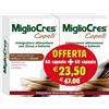 F&F Srl MiglioCres Capelli Splendenti integratore alimentare Anti-Caduta 60+60 Capsule