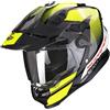 SCORPION Casco ADF-9000 AIR TRAIL Nero Giallo Fluo SCORPION M