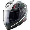 NOS Casco NS-10 FASTBACK ITALY Bianco Nero Opaco - NOS 2XL