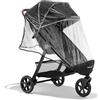 Baby Jogger Parapioggia per passeggino singolo City Elite 2, City Mini GT2 e City Mini 2, blocca pioggia, neve e vento