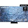 Samsung TV Neo QLED QE75QN900CTXZT, Smart TV 75 Serie QN900C perfetto per il Gaming, Neo QLED 8K UHD, Dolby Atmos, Alexa e Google Assistant integrati, Titan Black, 2023, DVB-T2