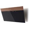 Faber V-AIR KL A80 Cappa aspirante a parete 80 cm Classe A Nero, Marrone
